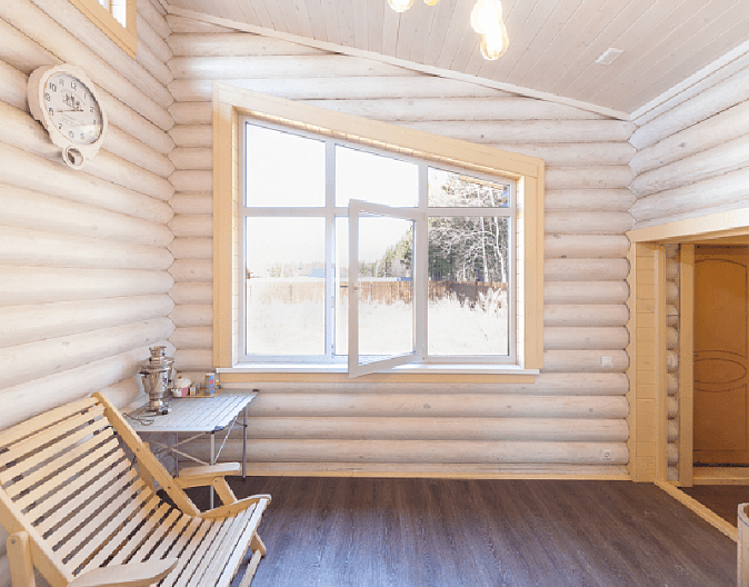 Бревенчатый дом