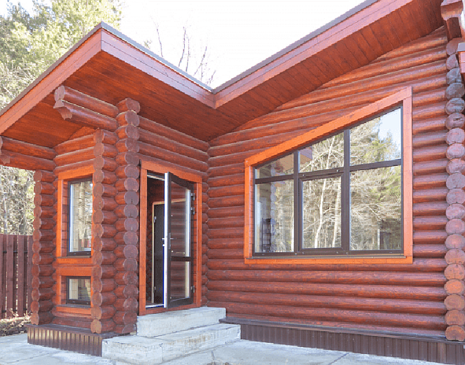 Бревенчатый дом